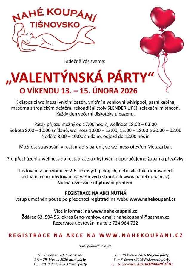 Valentýnská párty pro všechny