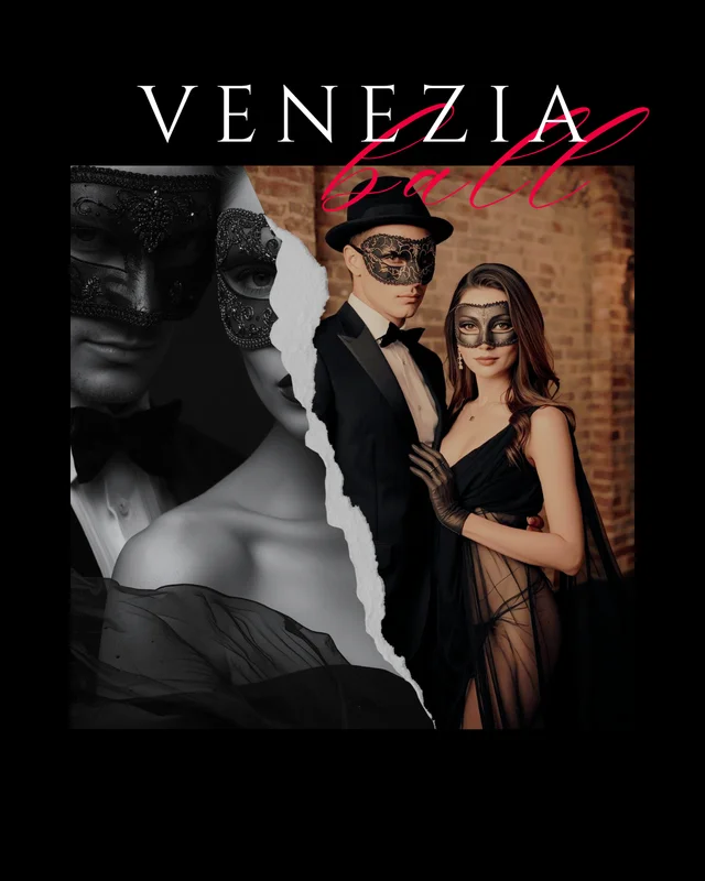 ❤️🎭 Valentýn ve stylu Venezia Ball🎭❤️
