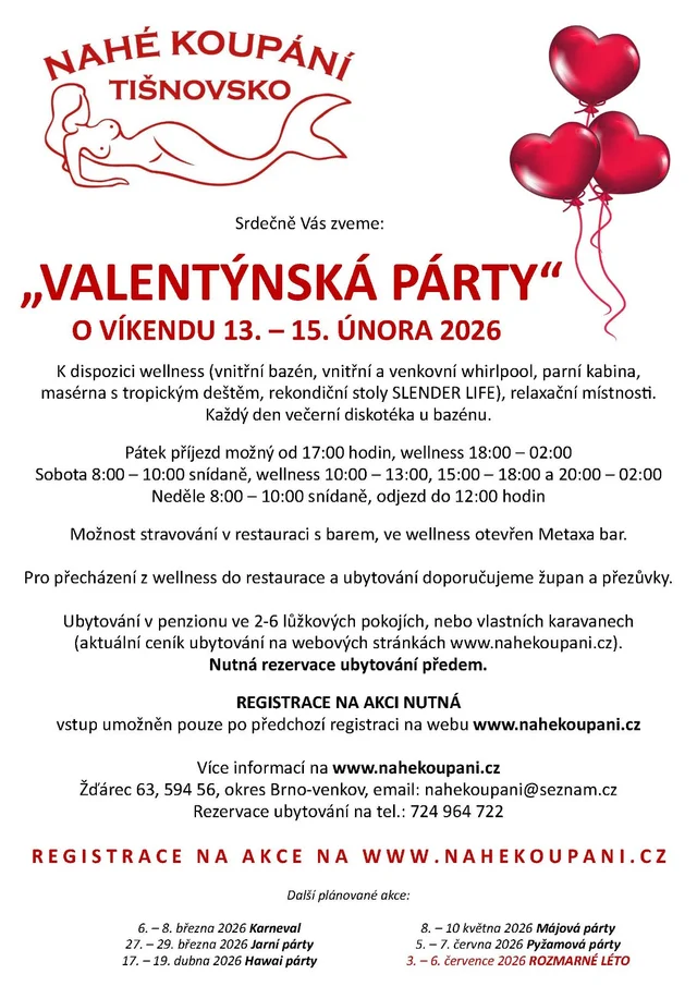 Valentýnská párty pro všechny
